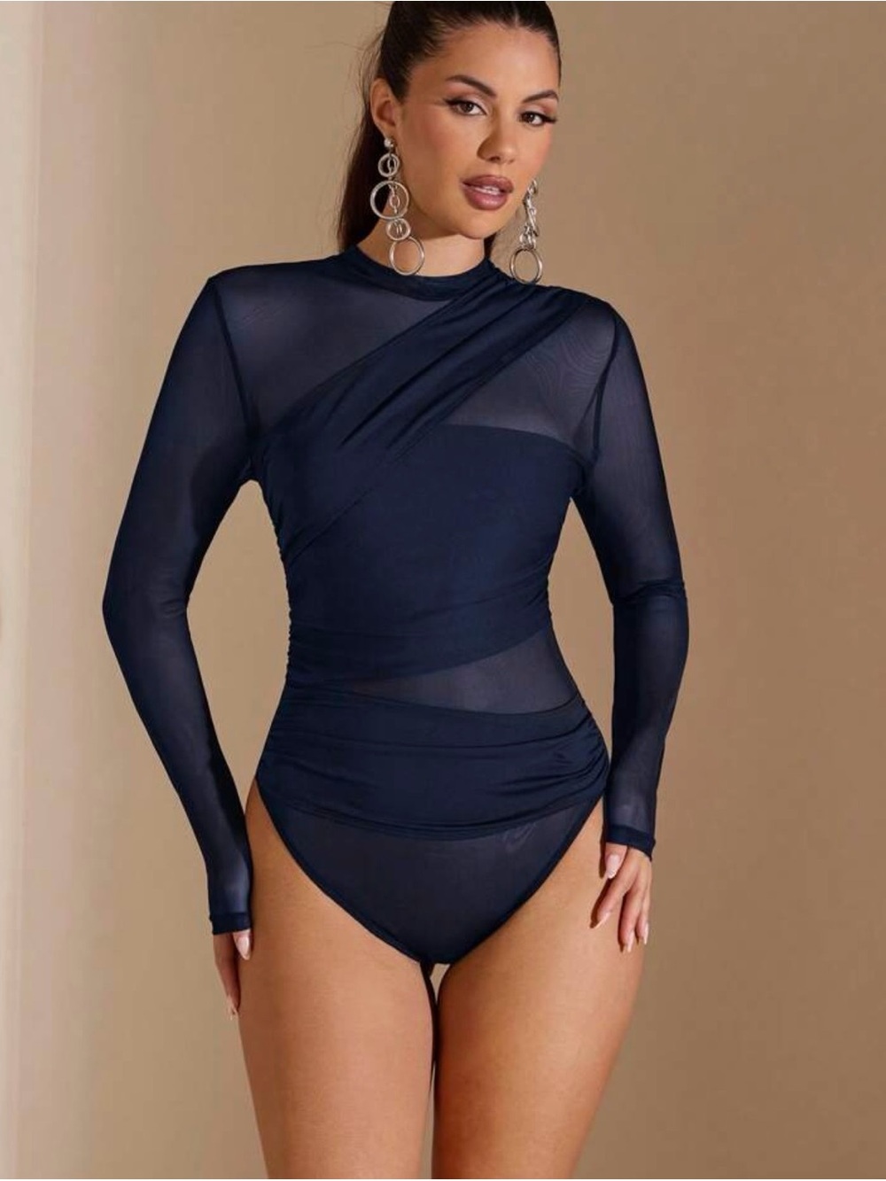 Wrap Bodysuit Minimalist Layering Cocktail Evening Elegant Romantic Sleek Chic